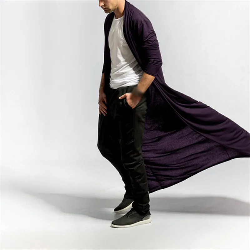 Autumn Men Punk Rock Trench Coat Long Jacket Cloak Male Cloak Coats Stylish Casual Trench Men Vintage Black Overcoat Cardigan
Autumn Men Punk Rock Trench Coat Long Jacket Cloak Male Cloak Coats Stylish Casual Trench Men Vintage Black Overcoat Cardigan