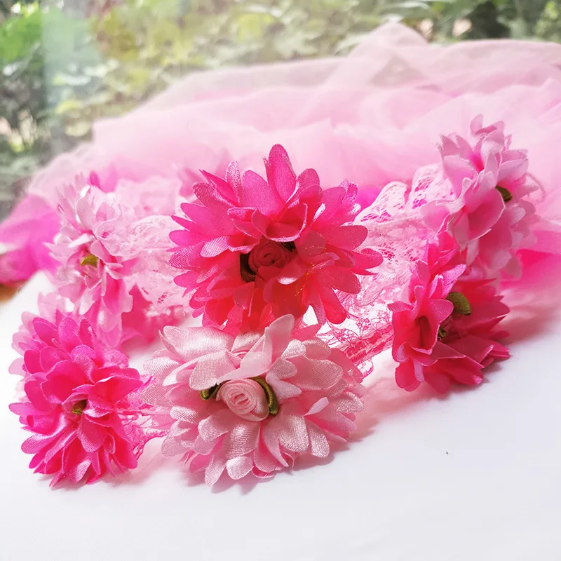 Korea Version Veil Garland Headband Princess Girls Hair Ornaments Flower Tiara Children's Headwear Wedding Wreath
Korea Version Veil Garland Headband Princess Girls Hair Ornaments Flower Tiara Children's Headwear Wedding Wreath