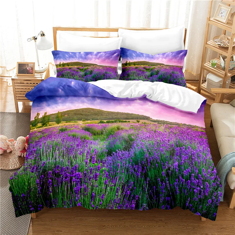 Lavender Manor Bedding Set Duvet Cover Set 3d Bedding Digital Printing Bed Linen Queen Size Bedding Set Fashion Design
Lavender Manor Bedding Set Duvet Cover Set 3d Bedding Digital Printing Bed Linen Queen Size Bedding Set Fashion Design