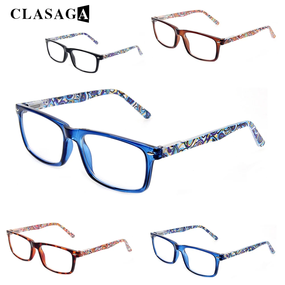 CLASGAG 4 Pack Reading Glasses Spring Hinge Fashion Print Mirror Legs Men Women HD Readers Eyeglasses
CLASGAG 4 Pack Reading Glasses Spring Hinge Fashion Print Mirror Legs Men Women HD Readers Eyeglasses