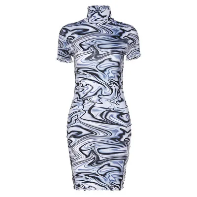2021 Station Summer Women's Round Neck Short Sleeve Sexy Slim Bag Hip Wood Ear Mixed Color Turtleneck Dress Female
2021 Station Summer Women's Round Neck Short Sleeve Sexy Slim Bag Hip Wood Ear Mixed Color Turtleneck Dress Female