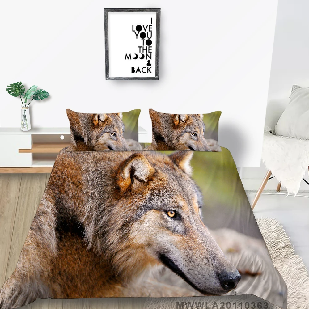 3D Wolf Bedding Sets New Design Duvet Cover for Man Double King Queen Size Bed Set Pillowcase 2/3 Pcs Dropship
3D Wolf Bedding Sets New Design Duvet Cover for Man Double King Queen Size Bed Set Pillowcase 2/3 Pcs Dropship