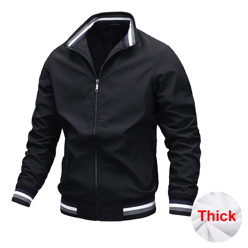 Mens Jackets Spring Autumn Men's Windbreaker Bomber Jacket Coats Solid Color Slim Fit Fashion Outerwear Male Outdoors
Mens Jackets Spring Autumn Men's Windbreaker Bomber Jacket Coats Solid Color Slim Fit Fashion Outerwear Male Outdoors