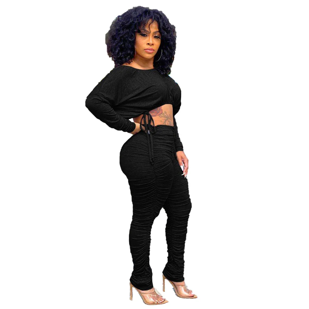 Zoctuo Outfit Set Solid Loose Casual Long Sleeve Two Piece Set Drawstring Pullover Stacked Pants Suit Outdoor Set
Zoctuo Outfit Set Solid Loose Casual Long Sleeve Two Piece Set Drawstring Pullover Stacked Pants Suit Outdoor Set