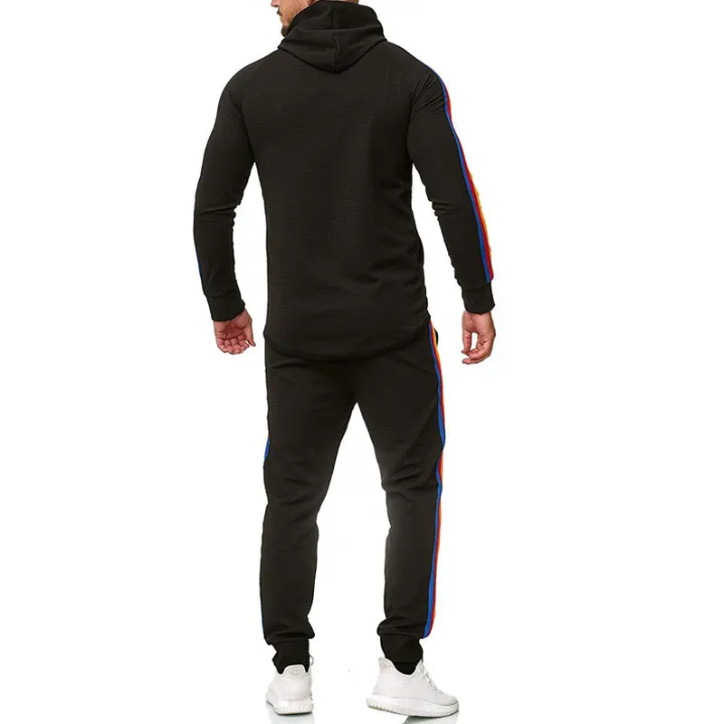 Spring Autumn Tracksuit Men Set 2020 Brand New Hooded Sweatshirt+Sweatpants Male Sport Sets Striped Pacthwork Joggers Outfits
Spring Autumn Tracksuit Men Set 2020 Brand New Hooded Sweatshirt+Sweatpants Male Sport Sets Striped Pacthwork Joggers Outfits