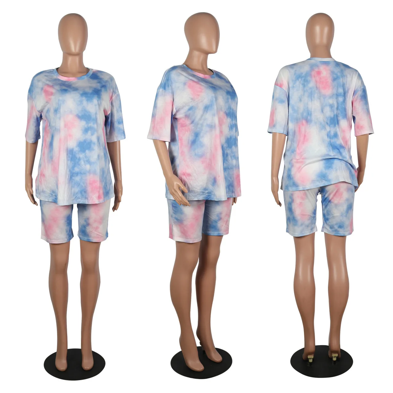 2020 Summer Women Two Pieces Set Tracksuits Short Sleeve O-Neck Tops+Shorts Suits Sexy Night Print Sporty Fitness Outfits
2020 Summer Women Two Pieces Set Tracksuits Short Sleeve O-Neck Tops+Shorts Suits Sexy Night Print Sporty Fitness Outfits