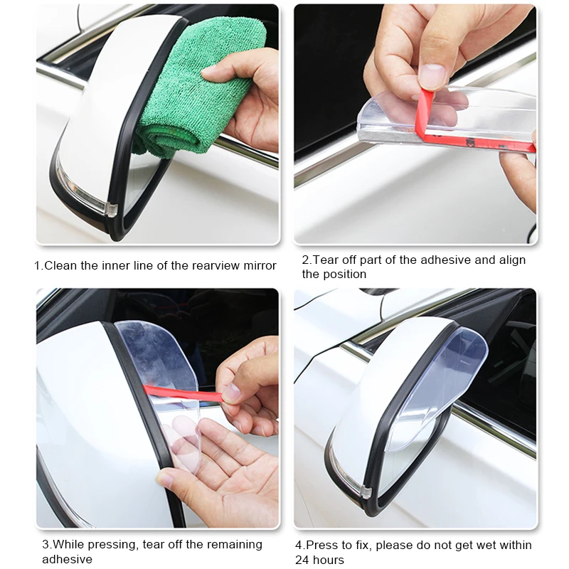 2Pcs Universal Rearview Mirror Rain Eyebrow PVC Auto Mirror Rain Shield Shade Cover Protector Guard PVC Rainproof Blade
2Pcs Universal Rearview Mirror Rain Eyebrow PVC Auto Mirror Rain Shield Shade Cover Protector Guard PVC Rainproof Blade