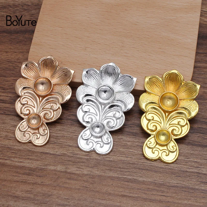 BoYuTe New Arrive (5 Pieces/Lot) 35*55MM Flower Alloy Materials Factory Direct DIY Handmade Jewelry Accessories
BoYuTe New Arrive (5 Pieces/Lot) 35*55MM Flower Alloy Materials Factory Direct DIY Handmade Jewelry Accessories