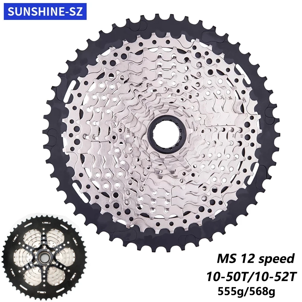 Кассета SUNSHINE для горного велосипеда, 12 Скоростей MS 10-50T/52T, 12 s шлицевый маховик k7, подходит для корпуса MS Hub M7100 XT M8100 XTR M9100, звездочка
Кассета SUNSHINE для горного велосипеда, 12 Скоростей MS 10-50T/52T, 12 s шлицевый маховик k7, подходит для корпуса MS Hub M7100 XT M8100 XTR M9100, звездочка