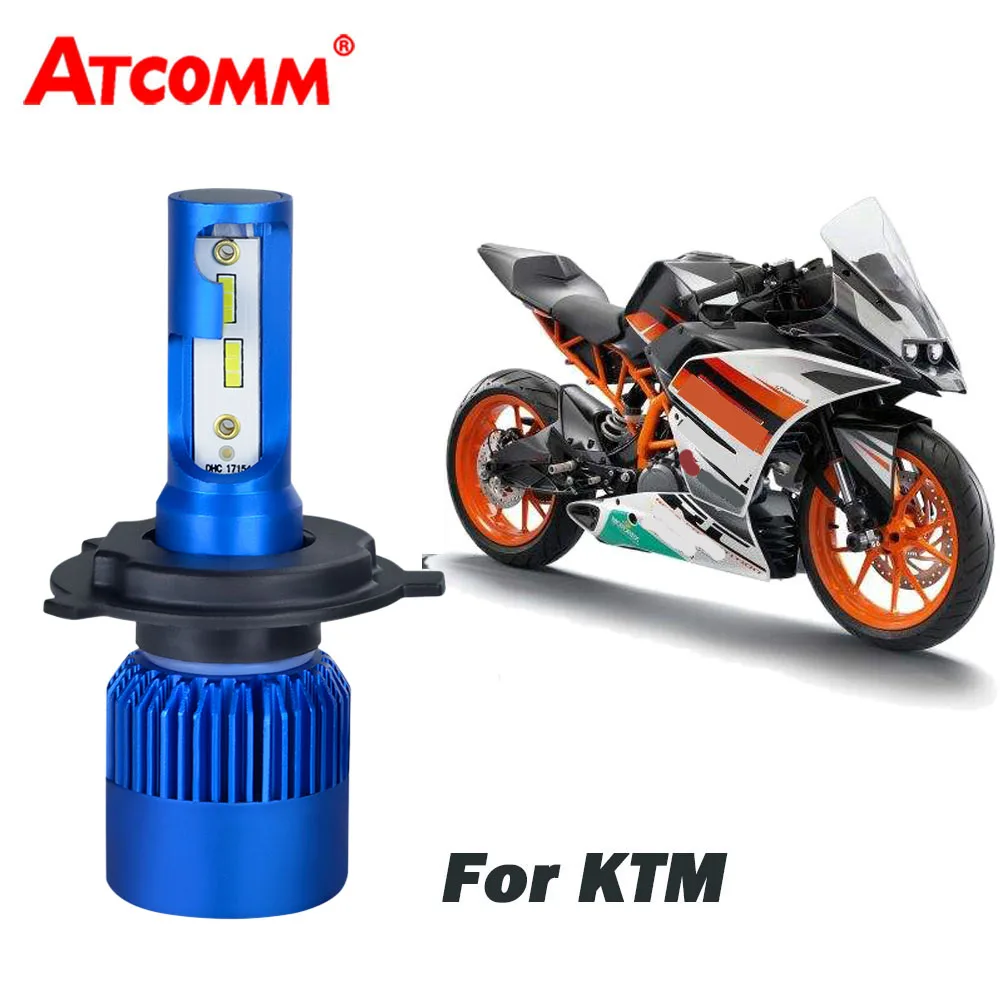 Фара мотоциклетная светодиодная ATcomm H4 H1 H7 H11/H8/H9 HS1 12 В 1 шт. |
