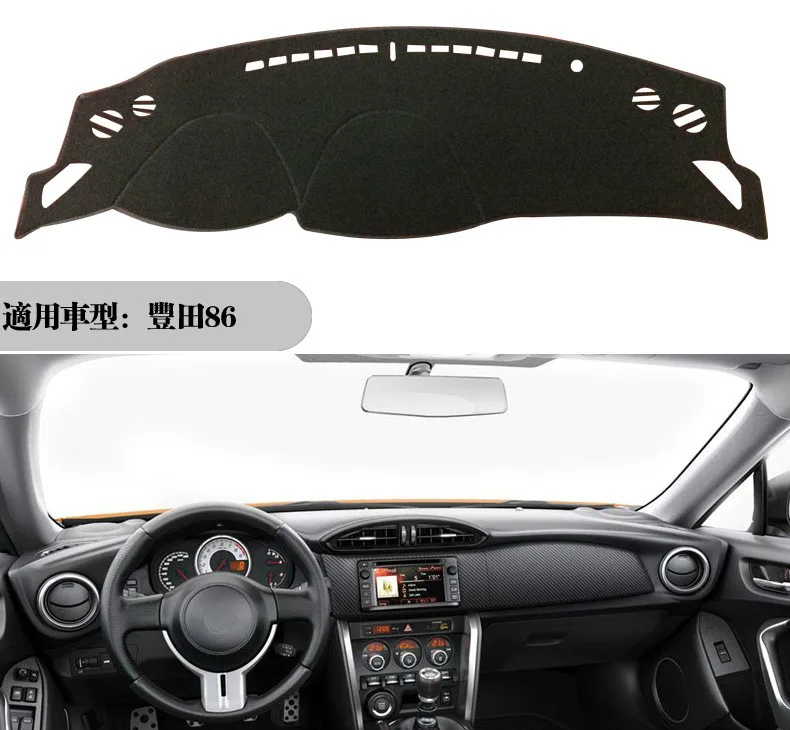 For Toyota 86 GT86 FT86 12-18 Dashboard Cover Sun Shade Non-slip Dash Mat Pad Carpet Car Stickers Interior Accessories
For Toyota 86 GT86 FT86 12-18 Dashboard Cover Sun Shade Non-slip Dash Mat Pad Carpet Car Stickers Interior Accessories