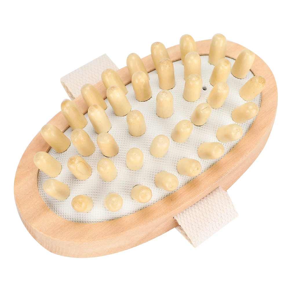 Massage Brush Natural Wood Massager Body Brush Scrubber Hair Scalp Spa Bath Massage
Massage Brush Natural Wood Massager Body Brush Scrubber Hair Scalp Spa Bath Massage