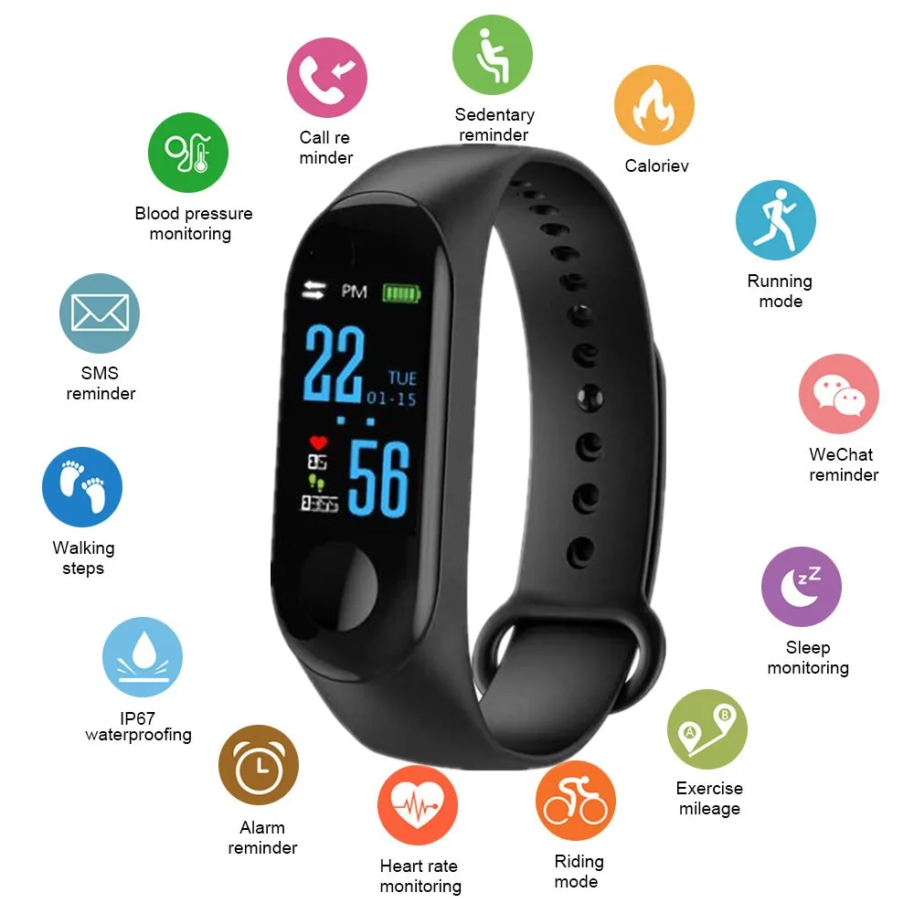 Smart Watch Men Sport Wristbands For Women LED Screen Fitness Traker Bluetooth Waterproof Lady Watchs Sports Brand Digital Clock
Smart Watch Men Sport Wristbands For Women LED Screen Fitness Traker Bluetooth Waterproof Lady Watchs Sports Brand Digital Clock