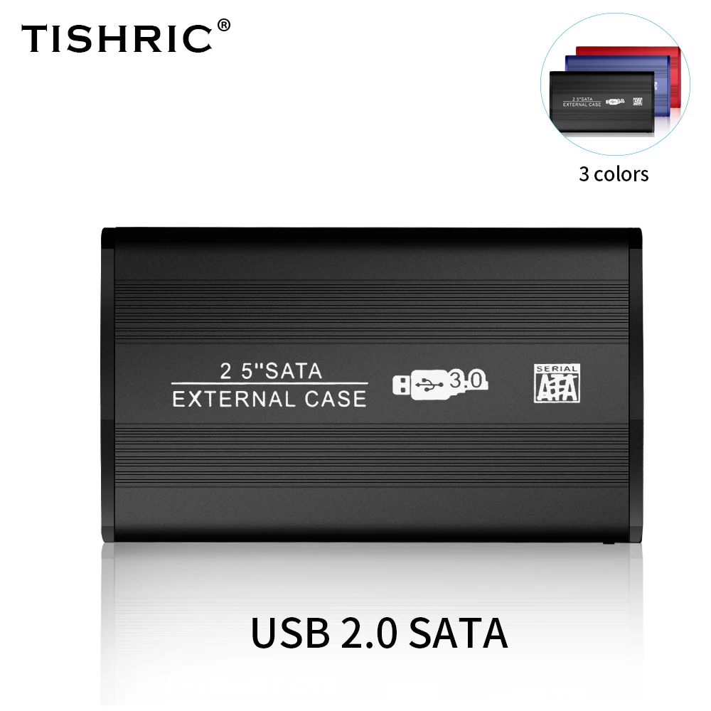 TISHRIC Hdd чехол Usb 2 0 Sata Поддержка 8 ТБ футляр для внешнего жесткого диска Корпус с