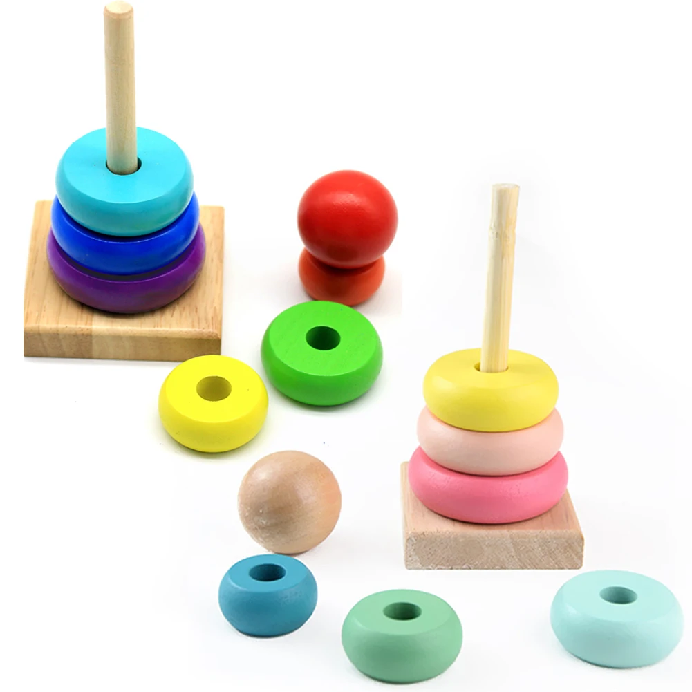 Wooden Stickers Early Learning Toys Rainbow Stacking Tower Column Geometric Toy Give Children Best Enlightenment Toy Gift
Wooden Stickers Early Learning Toys Rainbow Stacking Tower Column Geometric Toy Give Children Best Enlightenment Toy Gift