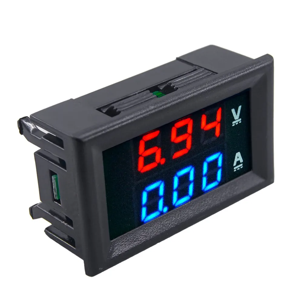 Mini Digital Voltmeter Ammeter DC 100V 10A Panel Amp Volt Voltage Current Meter Tester Detector 0.28" Dual LED Display Auto Car
Mini Digital Voltmeter Ammeter DC 100V 10A Panel Amp Volt Voltage Current Meter Tester Detector 0.28" Dual LED Display Auto Car