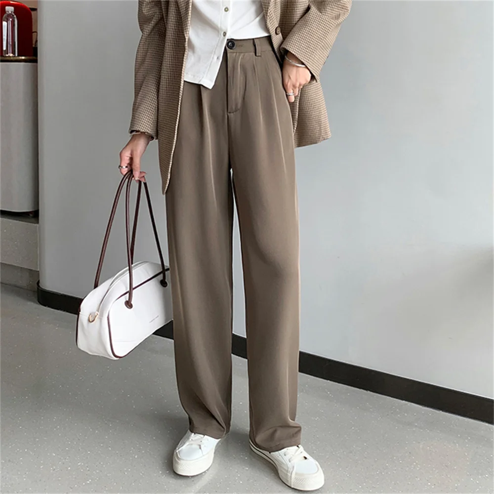 PLAMTEE Streetwear Trousers XS-XL Women Slim 2022 Work Wear Casual Spring Hot Fashion Pants Solid Chic Loose Minimalist OL
PLAMTEE Streetwear Trousers XS-XL Women Slim 2022 Work Wear Casual Spring Hot Fashion Pants Solid Chic Loose Minimalist OL
