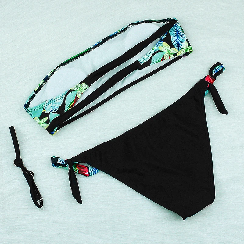 2021 Sexy Printed Bikini Swimwear Women Swimsuit Brazilian Bikini Set Bandeau Top Beach Wear Bathing Suits Female Biquini
2021 Sexy Printed Bikini Swimwear Women Swimsuit Brazilian Bikini Set Bandeau Top Beach Wear Bathing Suits Female Biquini