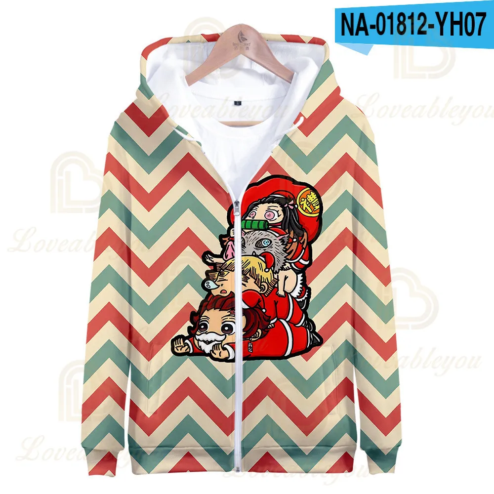 Anime Hoodies Women Kids Cosplay Winter Jacket Male Casual Sportswear Zip Up Harajuku Hooded Sweatshirt Demon Slayer&Christmas
Anime Hoodies Women Kids Cosplay Winter Jacket Male Casual Sportswear Zip Up Harajuku Hooded Sweatshirt Demon Slayer&Christmas