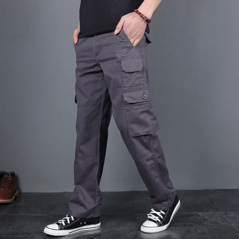 2021 Autumn Men's Cargo Pants high quality Multi-pockets Baggy Pants Men Casual Trousers Overalls Pants Plus Size Streetwear
2021 Autumn Men's Cargo Pants high quality Multi-pockets Baggy Pants Men Casual Trousers Overalls Pants Plus Size Streetwear
