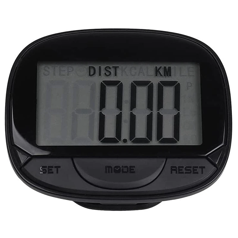 3D Electronic Pedometer Portable Digital Pedometer LCD Display Exercise Pedometer Distance Calorie For Jogging Hiking
3D Electronic Pedometer Portable Digital Pedometer LCD Display Exercise Pedometer Distance Calorie For Jogging Hiking
