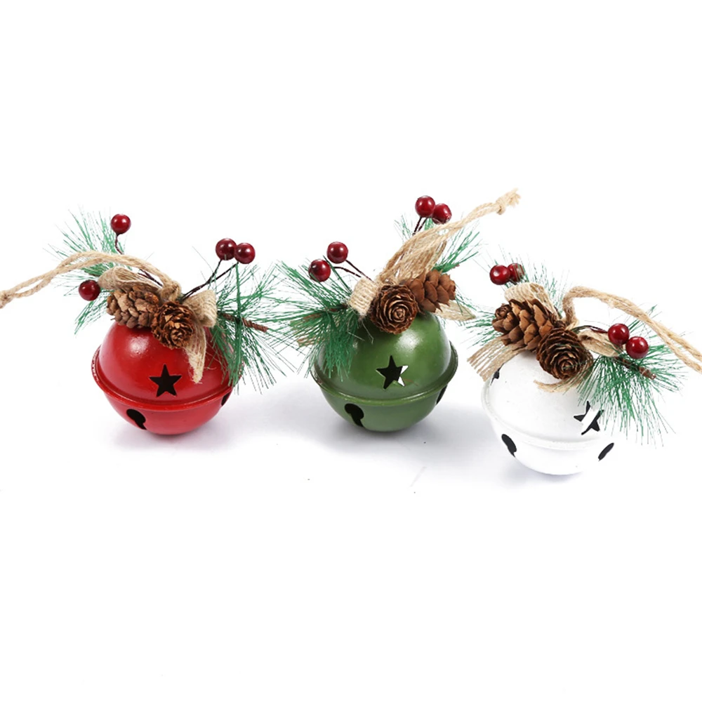 3 Pcs Christmas Tree Decorative Craft Ornament Pendant 6cm Big Ball Bell with Bow Tie Pinecones Home Decoration Accessories
3 Pcs Christmas Tree Decorative Craft Ornament Pendant 6cm Big Ball Bell with Bow Tie Pinecones Home Decoration Accessories