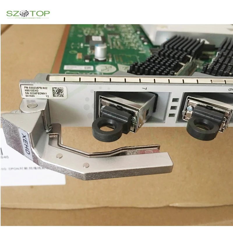 Huawei Service Board 8 ports 10G EPON board H901 XEHD with 8 sfp modules for MA5800 X2 X7 X15 X17
Huawei Service Board 8 ports 10G EPON board H901 XEHD with 8 sfp modules for MA5800 X2 X7 X15 X17