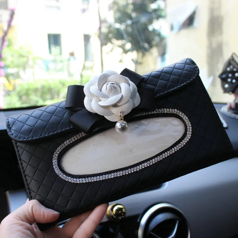 White Flower Car Tissue Box Towel Sets Car Sun Visor Tissue Box Holder Auto Interior Storage Decoration Car Accessories
White Flower Car Tissue Box Towel Sets Car Sun Visor Tissue Box Holder Auto Interior Storage Decoration Car Accessories