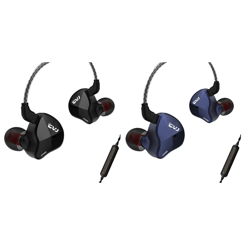 CVJ CSN 12 Units Hybrid Metal Feling In Ear Earphones HIFI Music Earbuds Monitor Earphones(With Mic)
CVJ CSN 12 Units Hybrid Metal Feling In Ear Earphones HIFI Music Earbuds Monitor Earphones(With Mic)