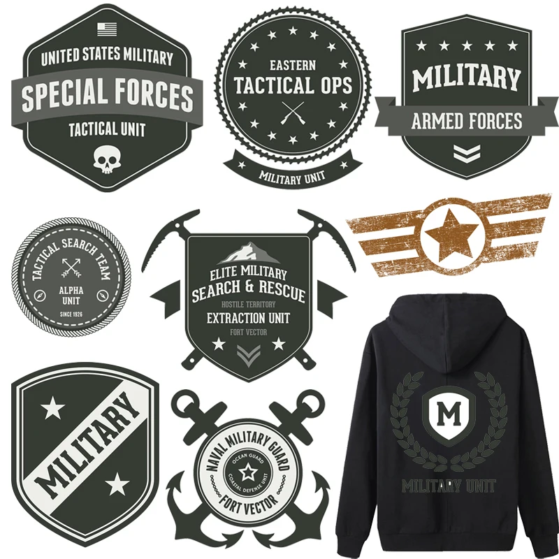 Military Patches Letters Badges Thermal Stickers on Clothes Iron-on Transfers for Clothing Thermoadhesive Patch Diy Applique
Military Patches Letters Badges Thermal Stickers on Clothes Iron-on Transfers for Clothing Thermoadhesive Patch Diy Applique