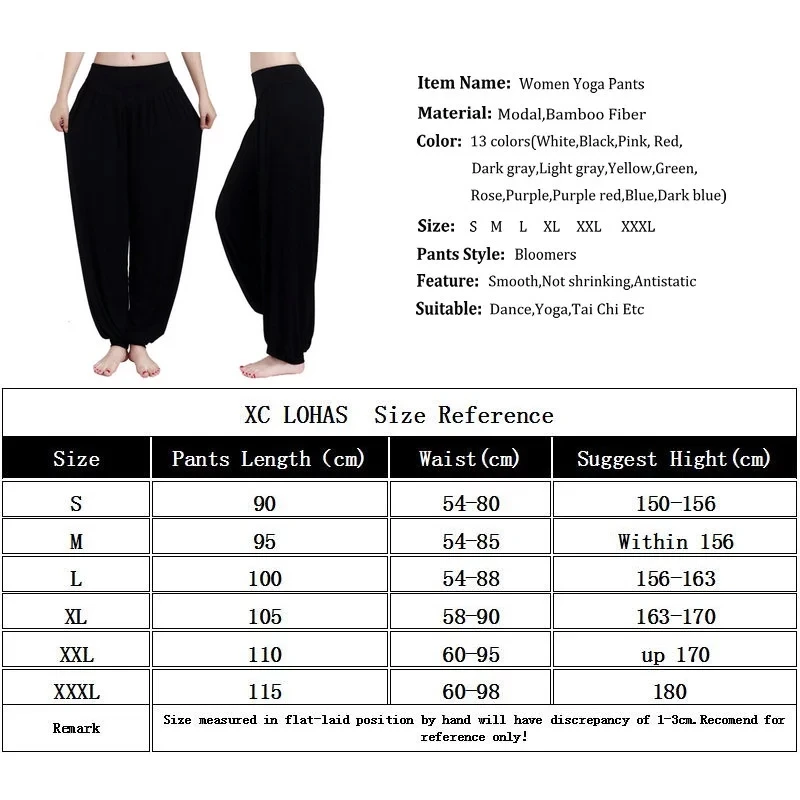13 Colors Wide Leg Yoga Pants Plus Size Women Loose Pants Long Trousers for Yoga Dance S M L XL XXL XXXL Soft Modal Home Pants
13 Colors Wide Leg Yoga Pants Plus Size Women Loose Pants Long Trousers for Yoga Dance S M L XL XXL XXXL Soft Modal Home Pants