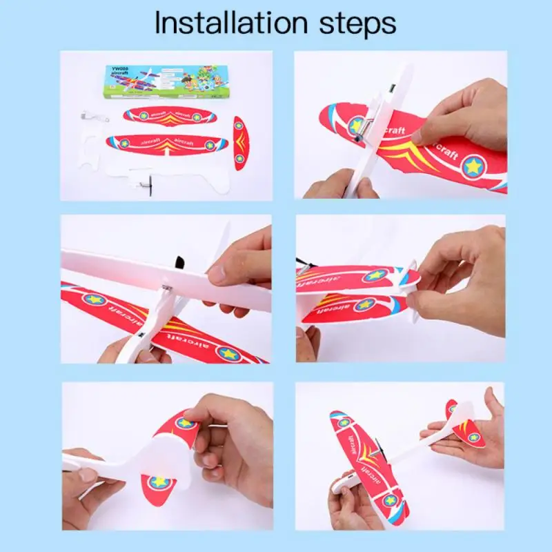 Children's Hand Throwing Electric Foam Glider Toy Foam Outdoor Transmitter Kids Airplane Model Toy Gift
Children's Hand Throwing Electric Foam Glider Toy Foam Outdoor Transmitter Kids Airplane Model Toy Gift