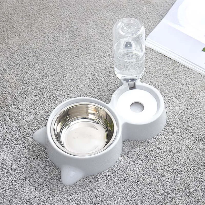 Cute Pet Dog Cat Bowl Automatic Water Double Bowl Convenient Useful Creative Pet Feeding Container Products Supplies
Cute Pet Dog Cat Bowl Automatic Water Double Bowl Convenient Useful Creative Pet Feeding Container Products Supplies