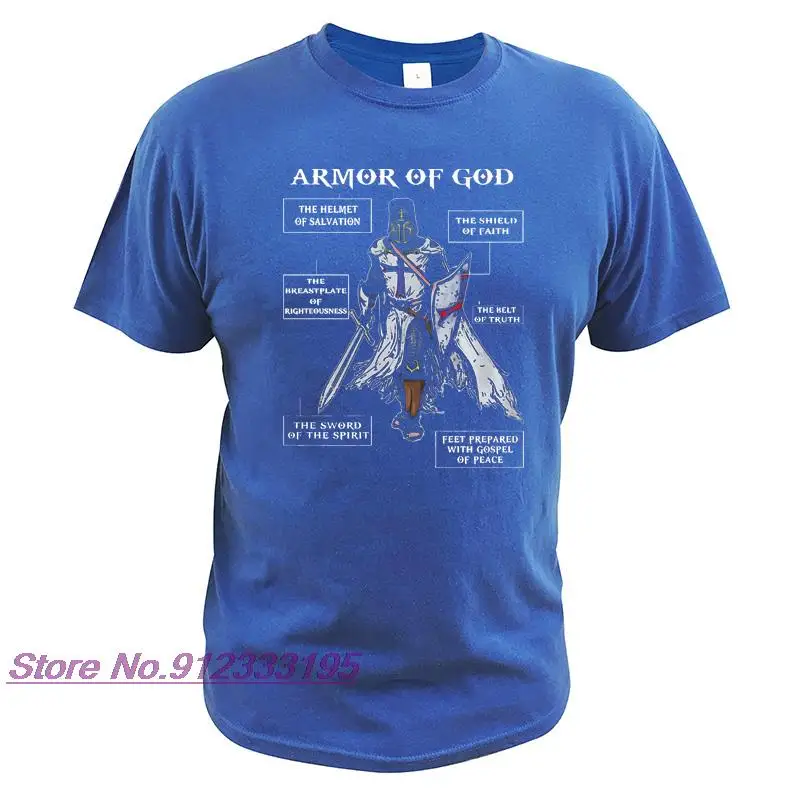 Футболка с надписью «Armor Of God», 100% хлопок, воздухопроницаемая
Футболка с надписью «Armor Of God», 100% хлопок, воздухопроницаемая