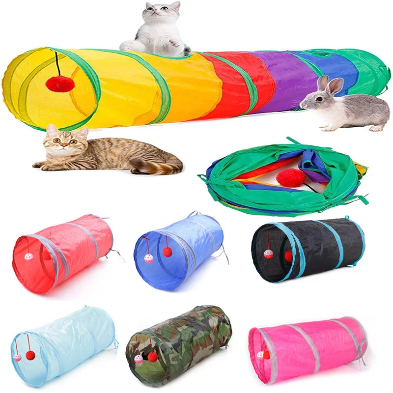 Туннель для домашних питомцев, забавная пещера 7 цветов, складной туннель для кошек с 2 отверстиями, игрушка для котят, кролик
Туннель для домашних питомцев, забавная пещера 7 цветов, складной туннель для кошек с 2 отверстиями, игрушка для котят, кролик