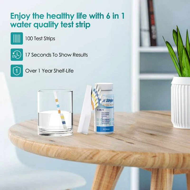Pool Test Strips Test Strips Whirlpool PH Test Strips Pool Water Water Tester for Drinking Water Water Test Paper
Pool Test Strips Test Strips Whirlpool PH Test Strips Pool Water Water Tester for Drinking Water Water Test Paper