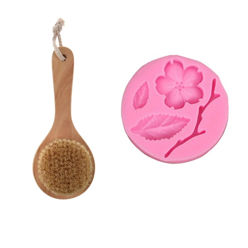 Щетка для тела с длинной щетиной и деревянной ручкой, щетка для кожи с цветами, ветками дерева, инструмент для украшения торта
Щетка для тела с длинной щетиной и деревянной ручкой, щетка для кожи с цветами, ветками дерева, инструмент для украшения торта