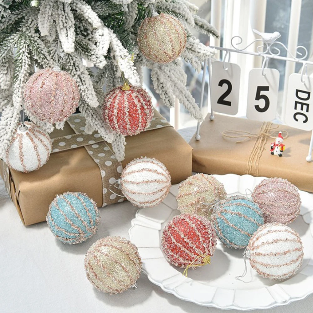 8cm Christmas Foam Balls Decorations Luxurious Glitter Rhinestone Christmas Balls Xmas Tree Hanging Ornament New Year Supplies
8cm Christmas Foam Balls Decorations Luxurious Glitter Rhinestone Christmas Balls Xmas Tree Hanging Ornament New Year Supplies