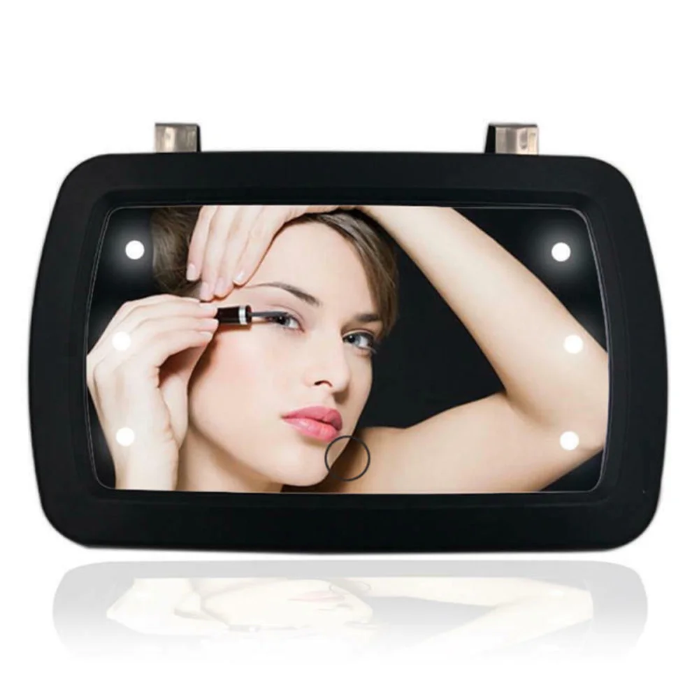 Replacement Car Vanity Mirror 17x11x1cm 6-LED Lighted Sun Visor Auto Black For Truck Automobile Interior
Replacement Car Vanity Mirror 17x11x1cm 6-LED Lighted Sun Visor Auto Black For Truck Automobile Interior