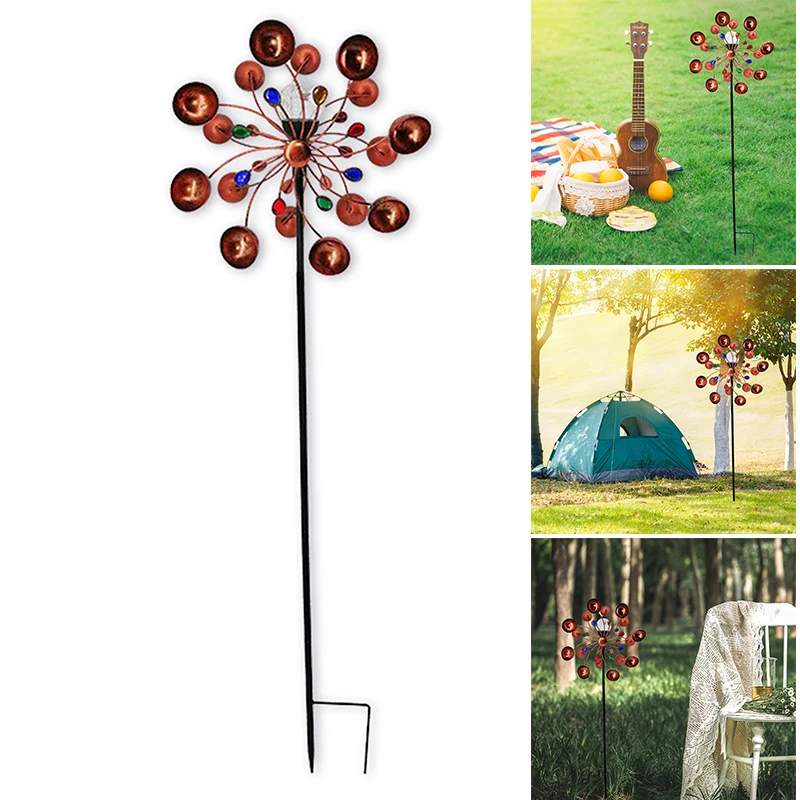 Solar Wind Spinners Outdoor Metal Yard Spinner Double Spiral Solar Spinner Garden Yard Lawn Decorations with Direction PLDI889 
Solar Wind Spinners Outdoor Metal Yard Spinner Double Spiral Solar Spinner Garden Yard Lawn Decorations with Direction PLDI889