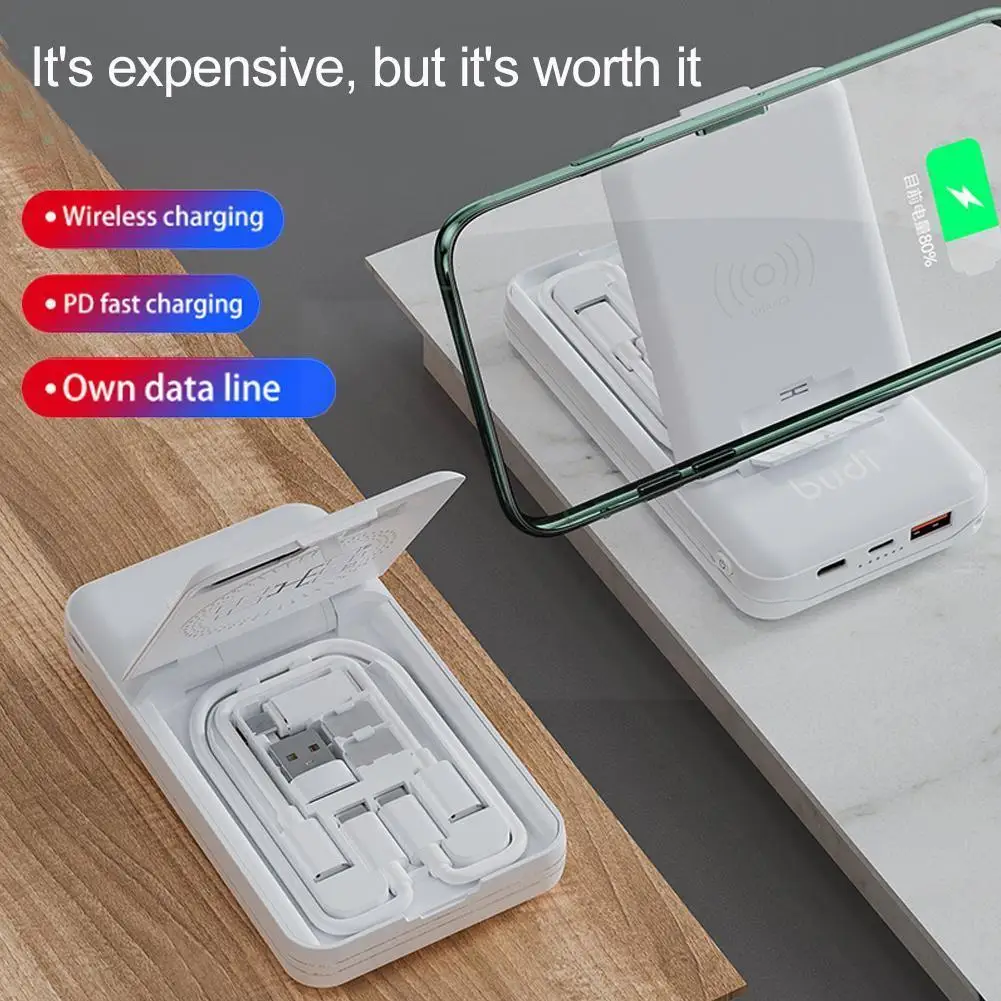 Budi Multi-functional Power Bank Box 10000mah Power C 1 Type Adapter To Android Micro Converter 7 In Bank Type-c Usb U8g2
Budi Multi-functional Power Bank Box 10000mah Power C 1 Type Adapter To Android Micro Converter 7 In Bank Type-c Usb U8g2