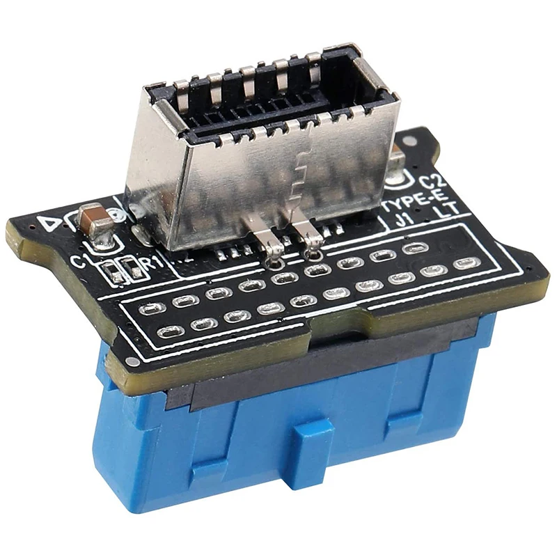 Computer Mainboard USB 3.0 Front 19PIN to 3.1 Type-C Front Panel Header Type-E Adapter 20 to 19 Pin Expansion Card
Computer Mainboard USB 3.0 Front 19PIN to 3.1 Type-C Front Panel Header Type-E Adapter 20 to 19 Pin Expansion Card