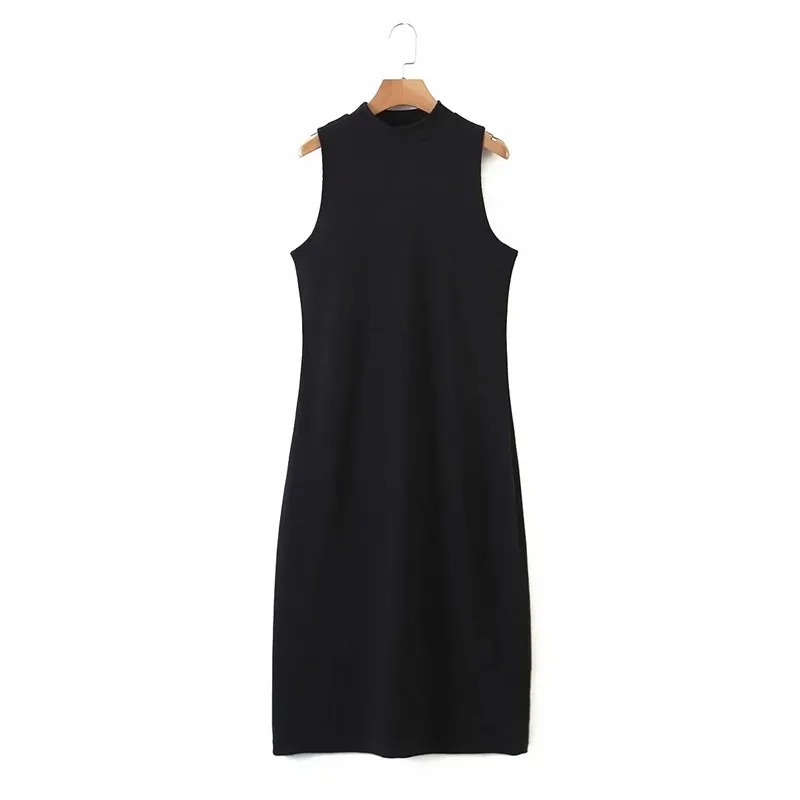 Merodi casual 2020 girls knitted turtleneck black za long dresses female summer elegant sleeveless high waist slim long dress
Merodi casual 2020 girls knitted turtleneck black za long dresses female summer elegant sleeveless high waist slim long dress