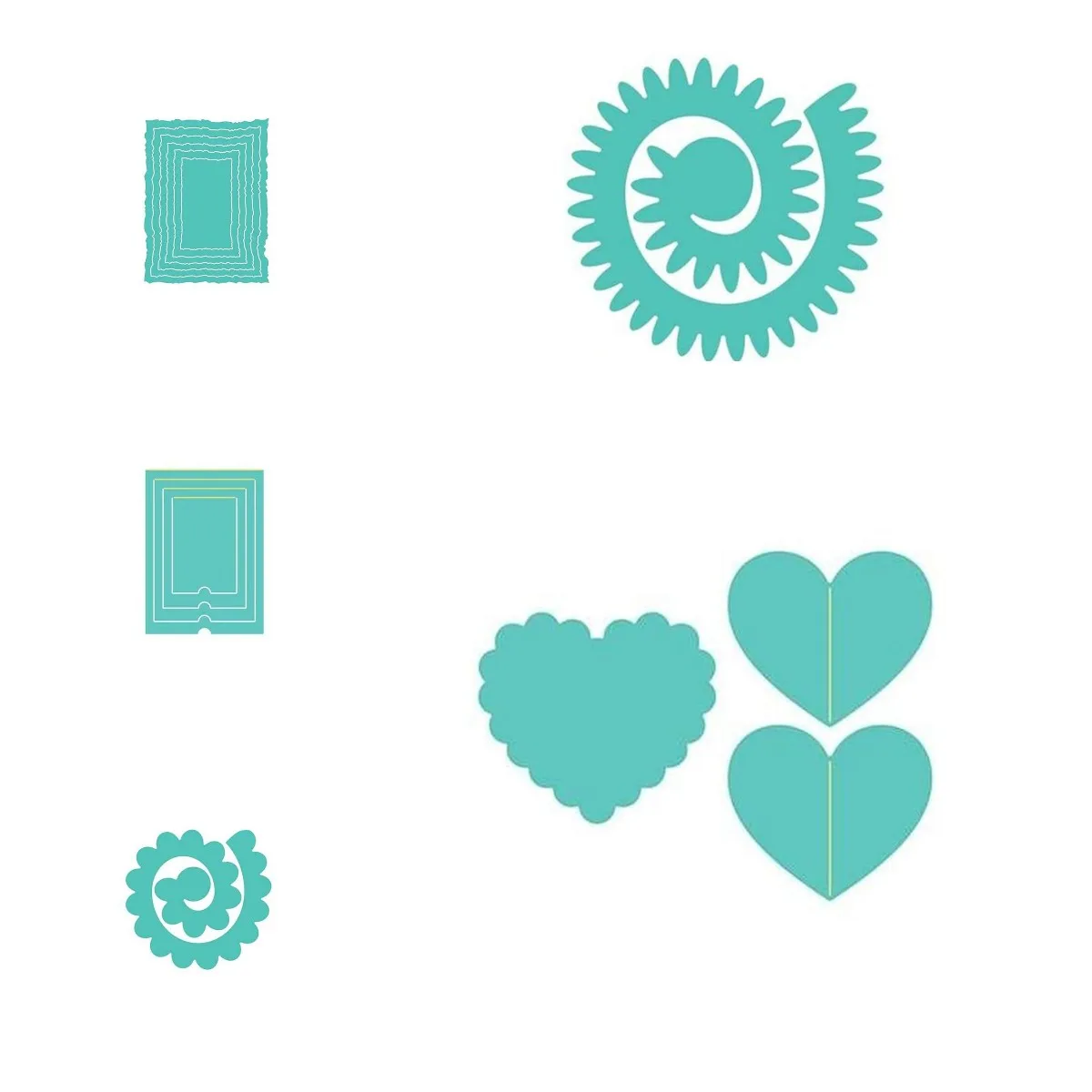 Rectangle Irregular Heart Shape Cutting Dies Scrapbook Dariy Decoration Stencil Embossing Template DIY Greeting Card Handmade
Rectangle Irregular Heart Shape Cutting Dies Scrapbook Dariy Decoration Stencil Embossing Template DIY Greeting Card Handmade