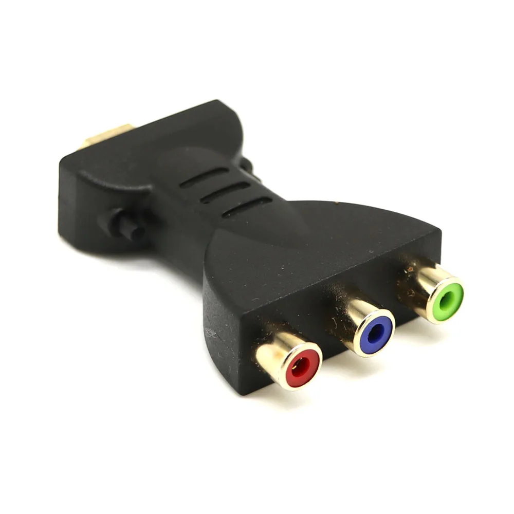 Gold-Plated HDMI-compatible to 3 RGB RCA Video Audio Adapter AV Component Converter
Gold-Plated HDMI-compatible to 3 RGB RCA Video Audio Adapter AV Component Converter