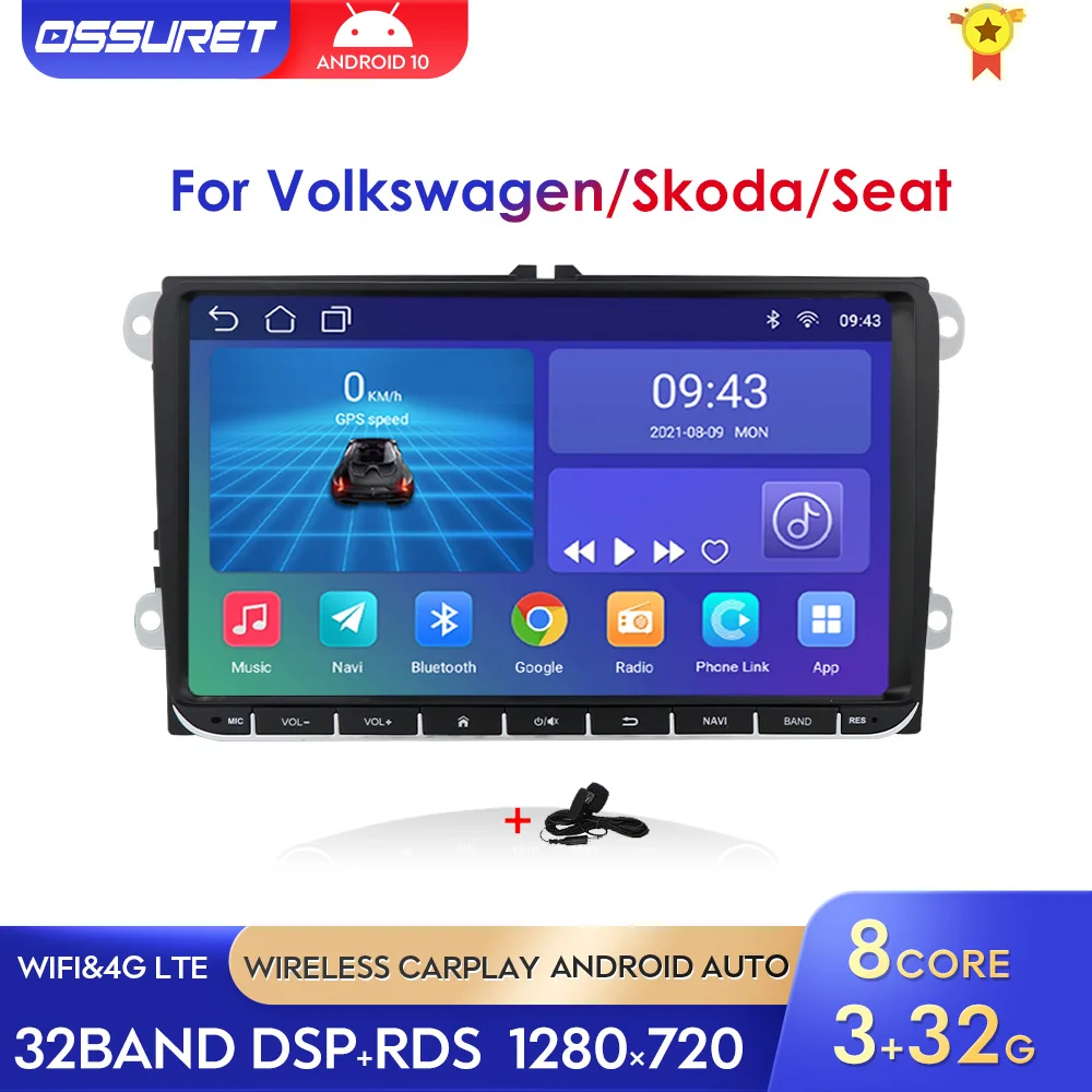 Мультимедийный плеер, автомобильное радио, GPS, 9 дюймов, DSP RDS, Android 10 2Din, для VW/Volkswagen/Golf/Polo/Tiguan/Passat/b7/b6/Leon/Skoda/Octavia
Мультимедийный плеер, автомобильное радио, GPS, 9 дюймов, DSP RDS, Android 10 2Din, для VW/Volkswagen/Golf/Polo/Tiguan/Passat/b7/b6/Leon/Skoda/Octavia