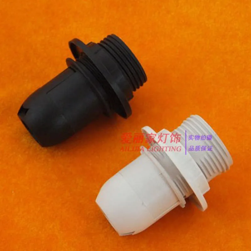 10 шт. держатель для лампы E14 с полузубьями черного и белого цвета|lighting accessories|screw lamp