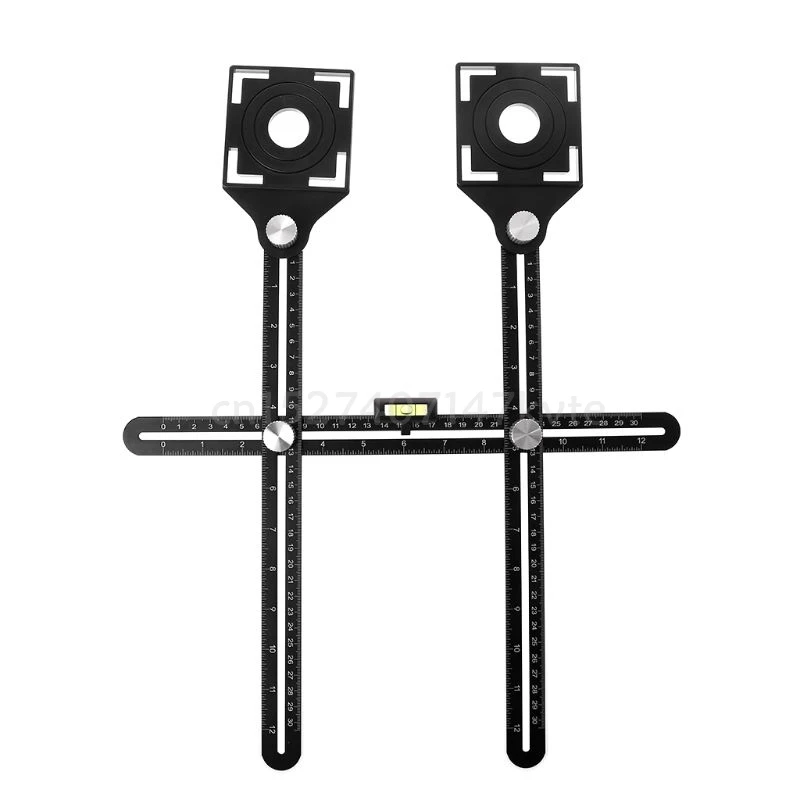Aluminum Alloy Multi Angle Measuring Six-Fold Ruler Positional Locator Universal Trepanning Lineation Tile Glass Punching Tool
Aluminum Alloy Multi Angle Measuring Six-Fold Ruler Positional Locator Universal Trepanning Lineation Tile Glass Punching Tool