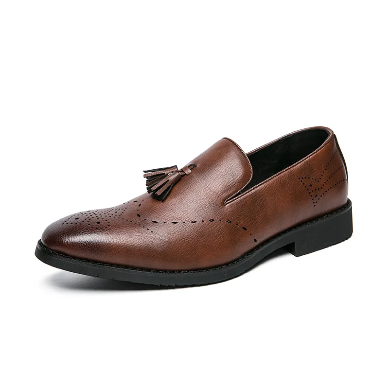 Men'S Pointed Toe Wedding Shoes Fashion Slip Soft Bottom Wear-Resistant Hollow Breathable Classic Broch Dress Formal Oxfords
Men'S Pointed Toe Wedding Shoes Fashion Slip Soft Bottom Wear-Resistant Hollow Breathable Classic Broch Dress Formal Oxfords