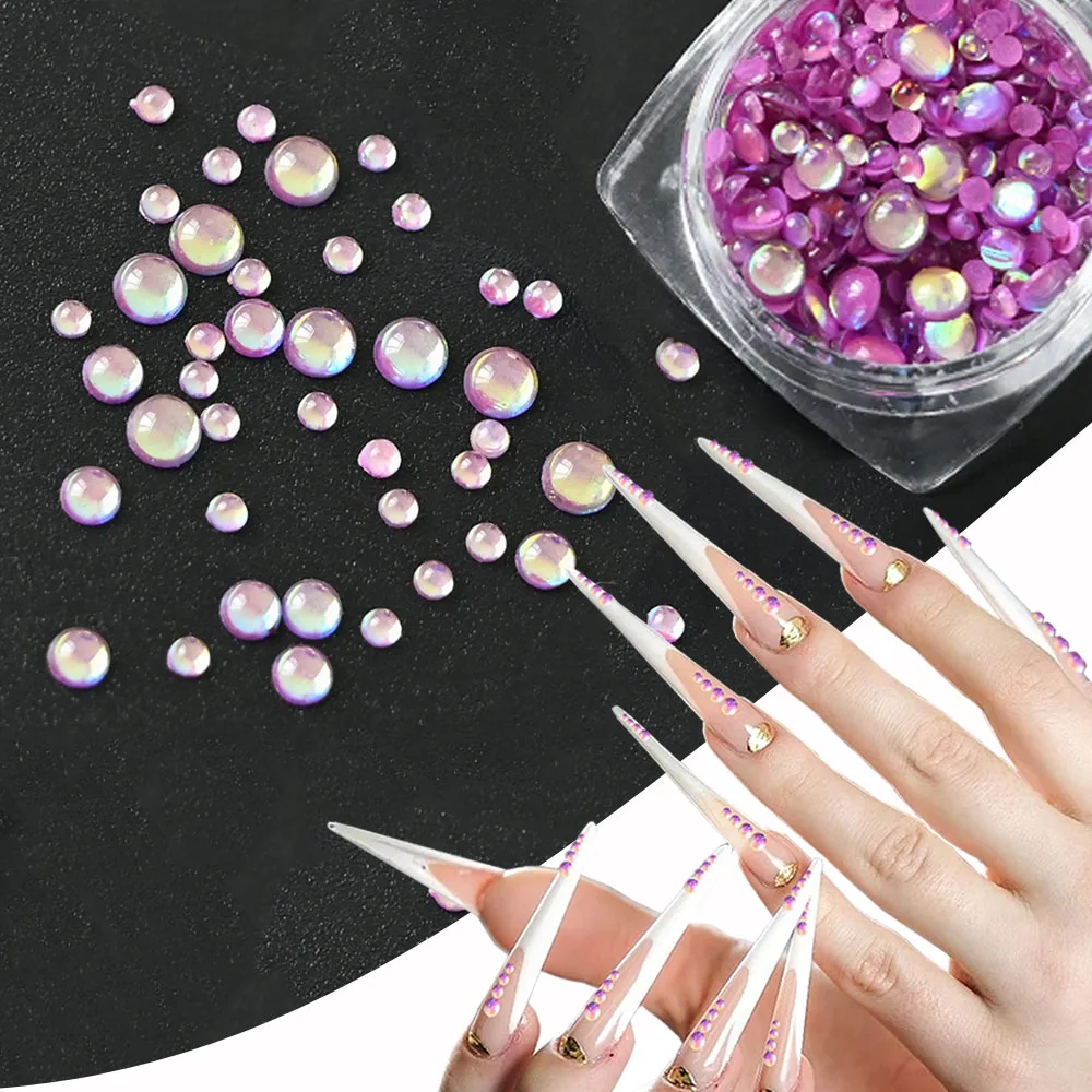 3g/Jar Mermaid Tears Nail Rhinestone Flat Back Symphony Beads Nail Jewelry Clear Luxury SS6-SS20 Hemisphere Manicure Decoration
3g/Jar Mermaid Tears Nail Rhinestone Flat Back Symphony Beads Nail Jewelry Clear Luxury SS6-SS20 Hemisphere Manicure Decoration